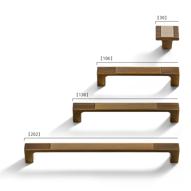 Drawer Pull Gold - YM Modern Chinese Furniture Handles Brass