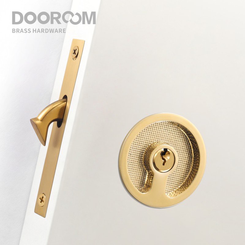 Furniture Sliding Door Hardware - Dooroom Brass Sliding Door Handle Door