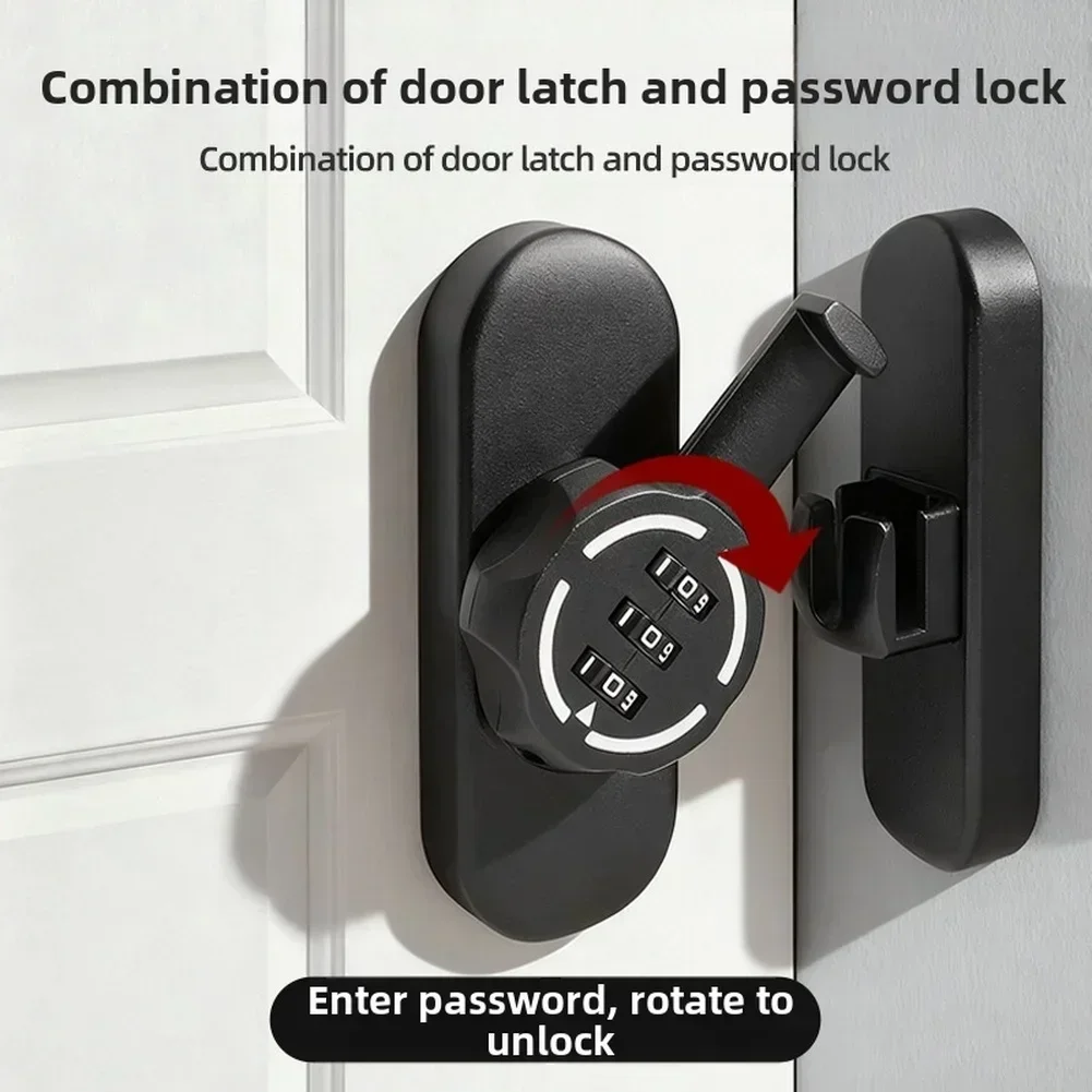 Password Door Latch 90/180 Deg - Furniture Sliding Door Hardware recension och pris
