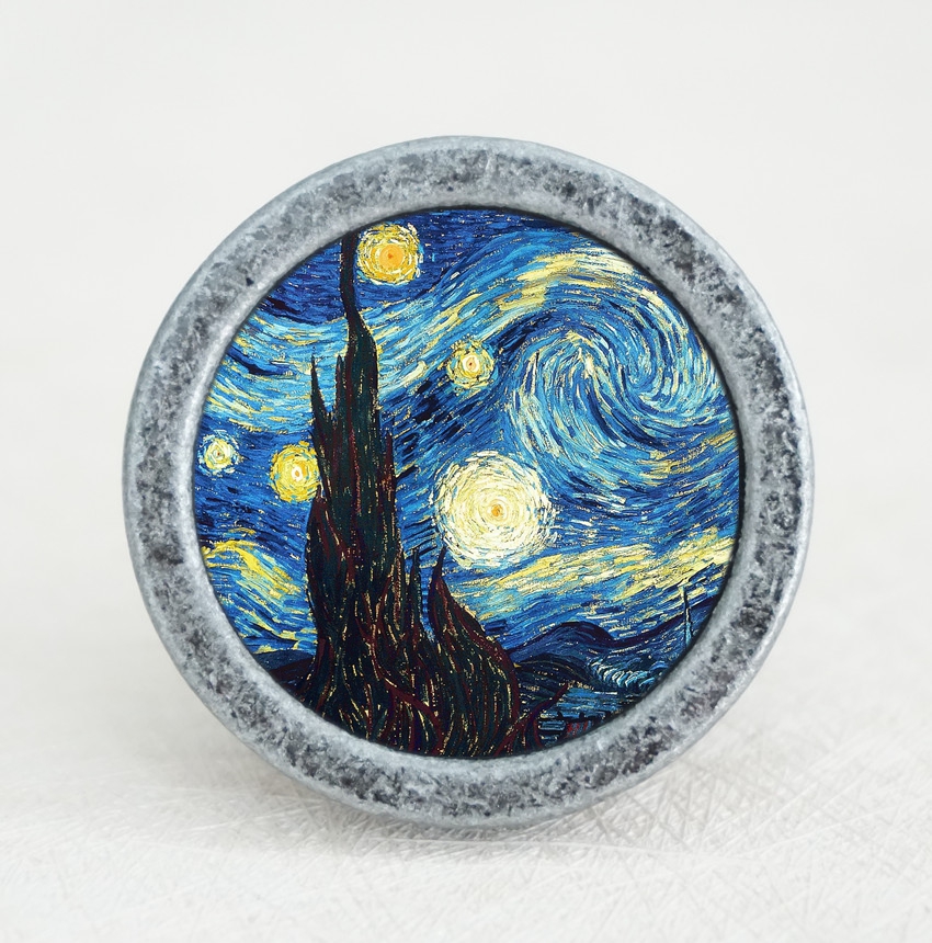 Starry Sky Dresser Knob Art Kn - Unique Furniture Hardware Pulls recension och pris