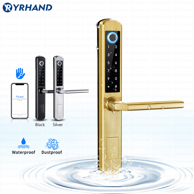 IP66 Gold Stainless steel Slid - Furniture Sliding Door Hardware recension och pris