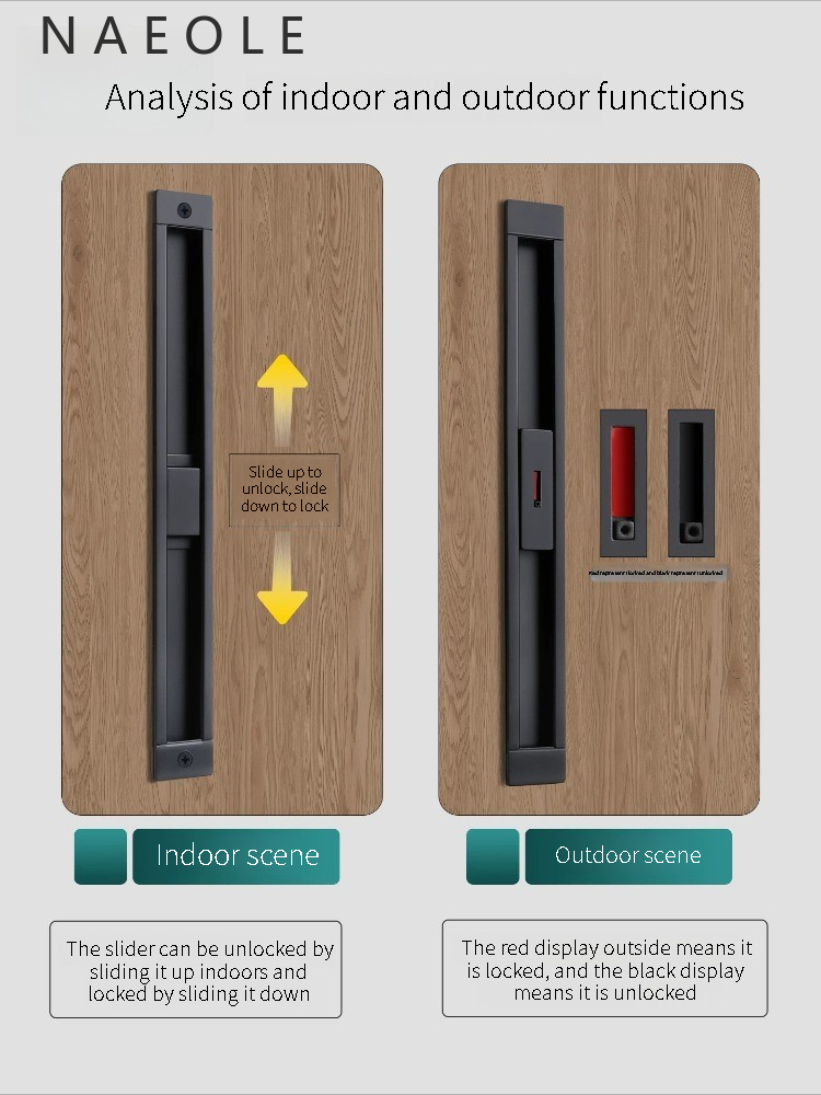Japanese Style Pocket Sliding  - Furniture Sliding Door Hardware recension och pris