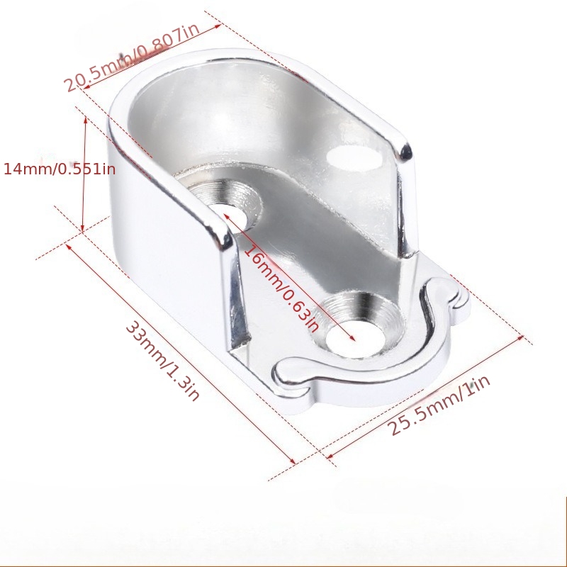 Heavy-Duty Metal U-Shaped Rod  - Furniture Rails Hardware recension och pris