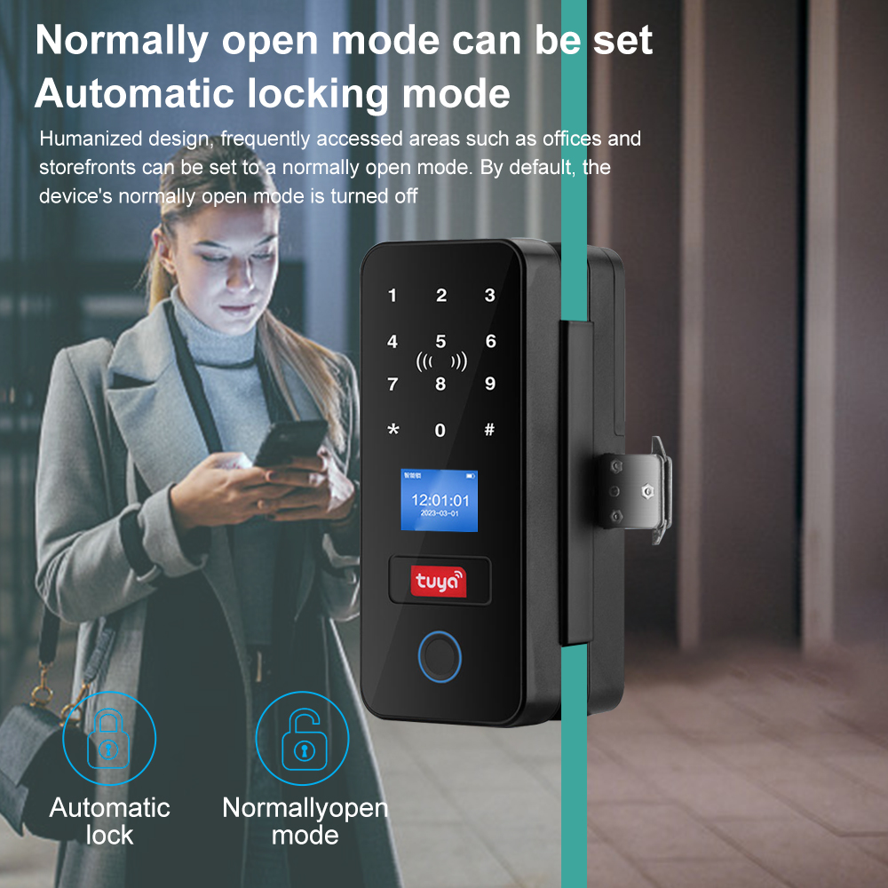 Double Hook Smart Glass Door L - Furniture Sliding Door Hardware recension och pris