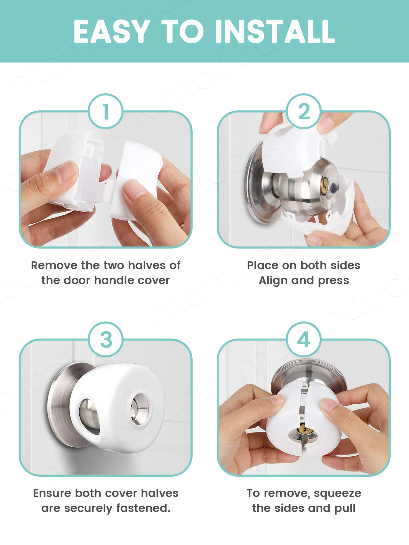 Baby Door Knob Safety Covers,  - Cabinet Knob Round recension och pris