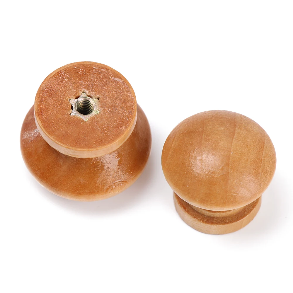 10pcs/Lot Round Shape Natural  - Cabinet Knob Round recension och pris