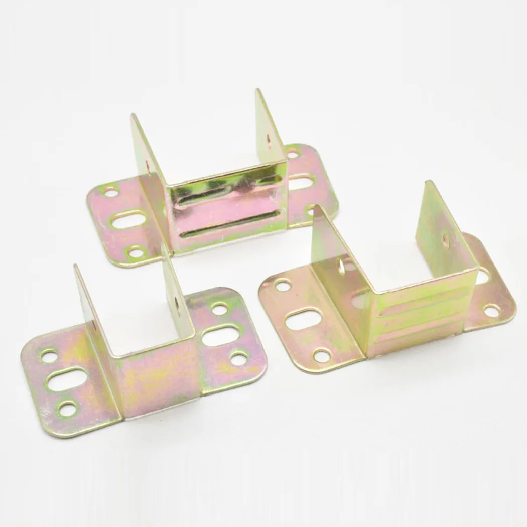 2pcs U Shaped Metal Bed Bracke - Furniture Rails Hardware recension och pris