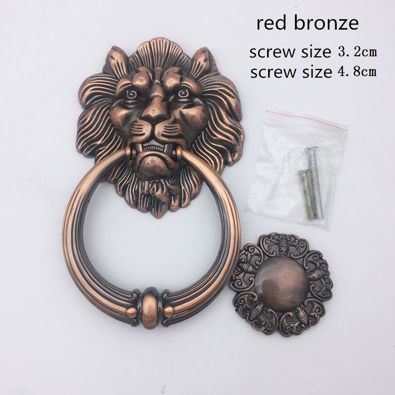 Antique Bronze Lion Head Handl - Furniture Hardware Decorative recension och pris