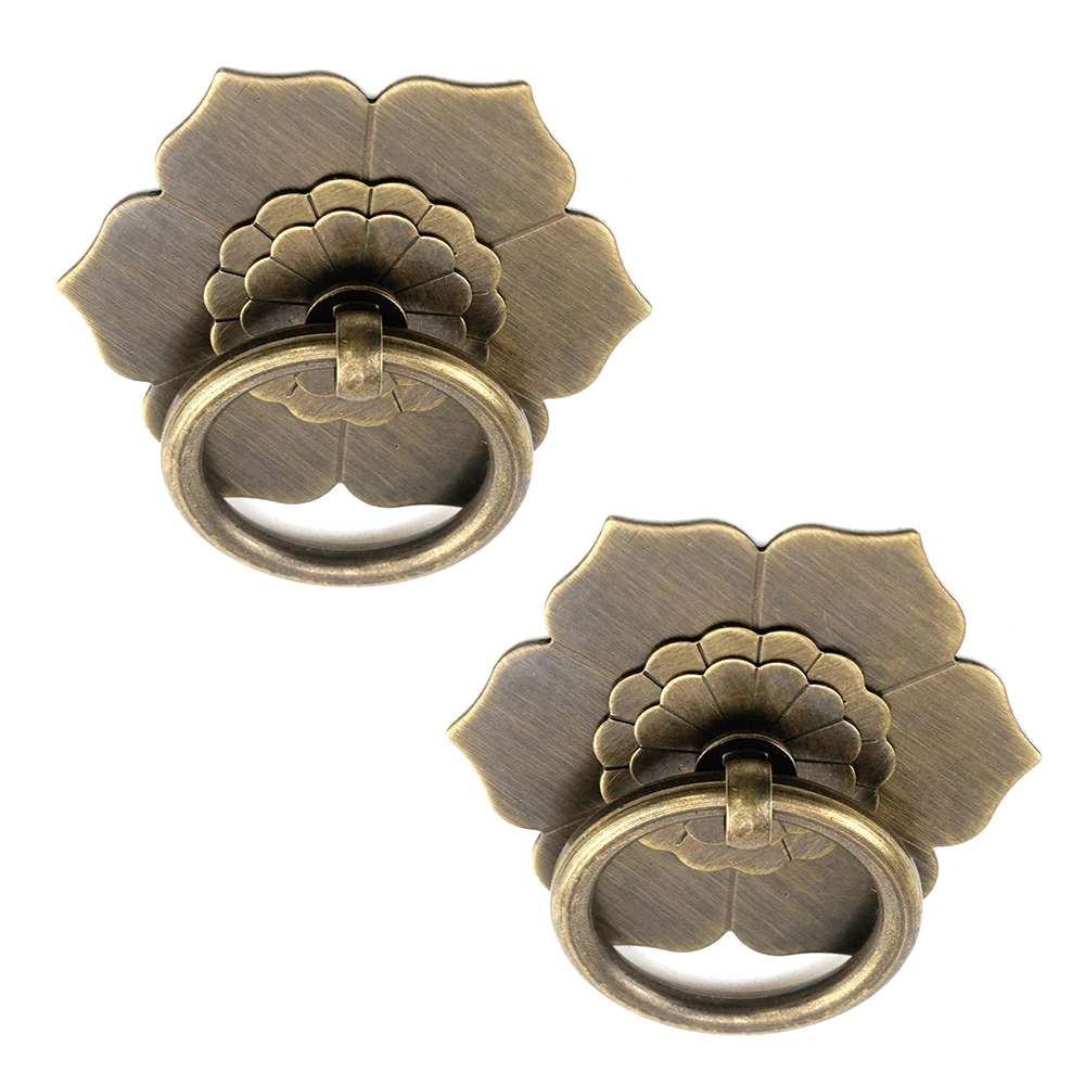 Floral Brass Cabinet Door Knob - Unique Furniture Hardware Pulls recension och pris