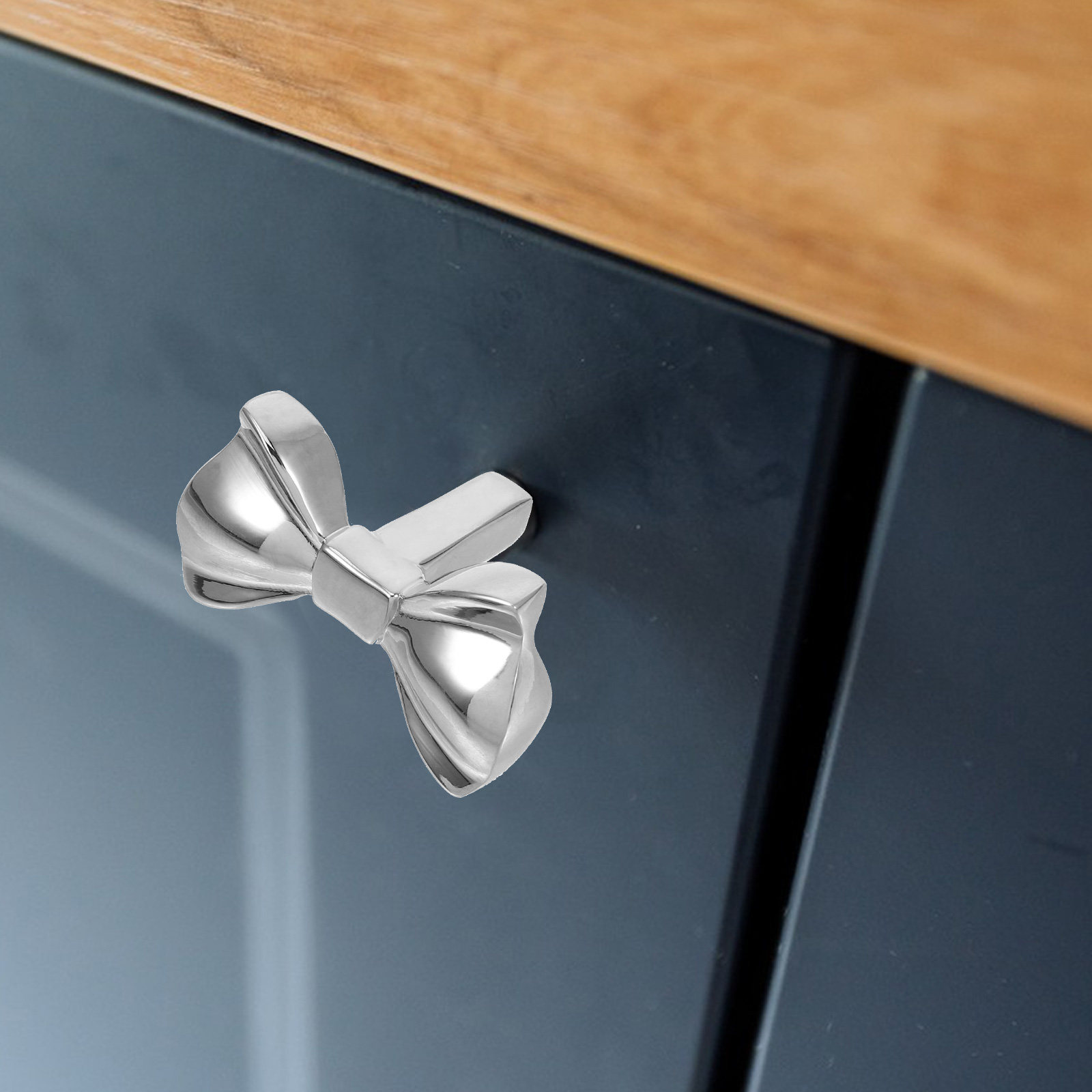 Elegant Bowknot Knob Decorativ - Unique Furniture Hardware Pulls recension och pris
