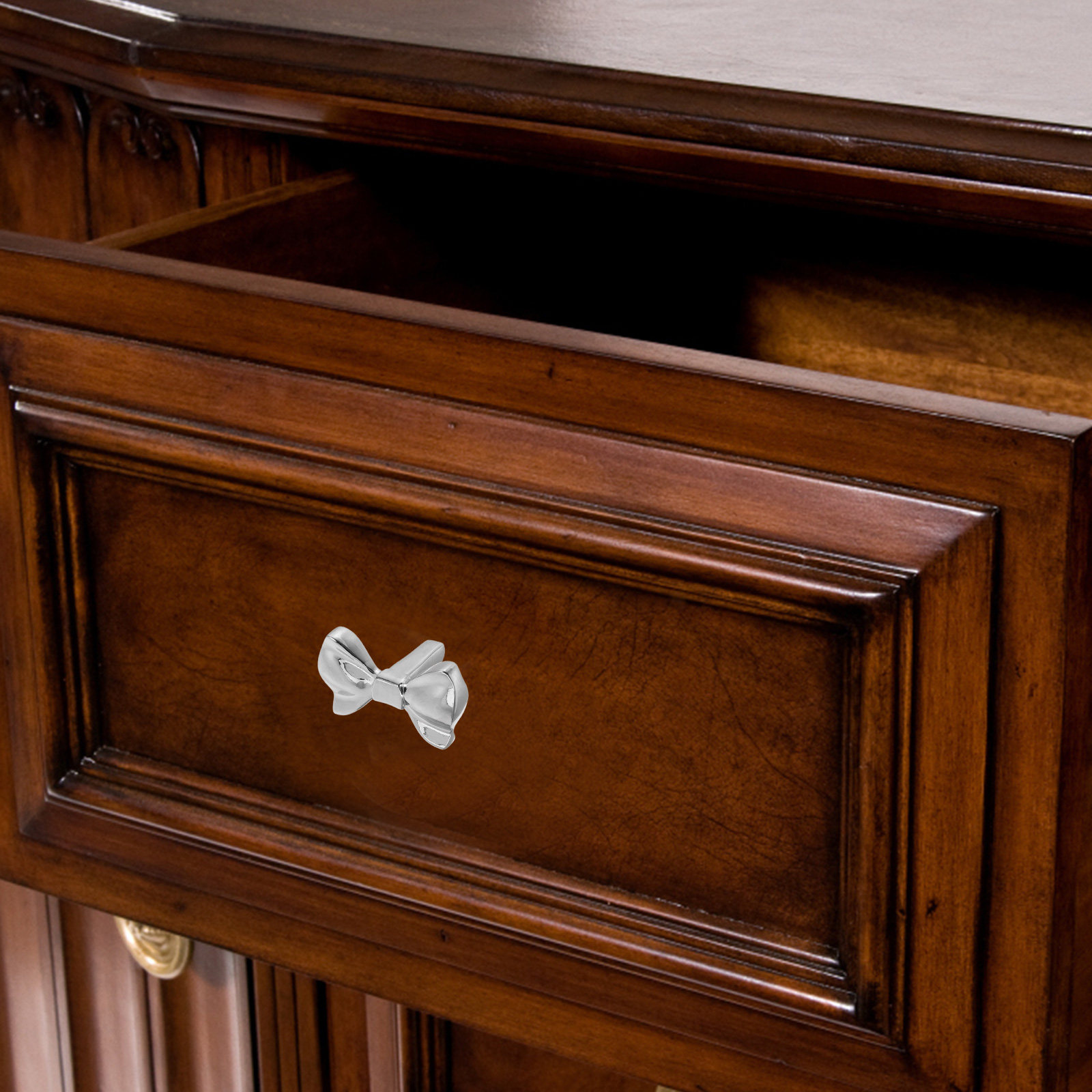 Elegant Bowknot Knob Decorativ - Unique Furniture Hardware Pulls recension och pris