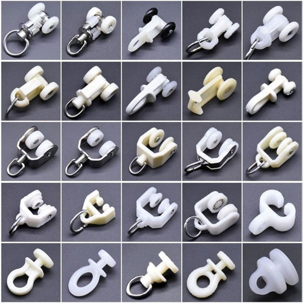 10Pcs Straight Curved Track Ro - Furniture Rails Hardware recension och pris