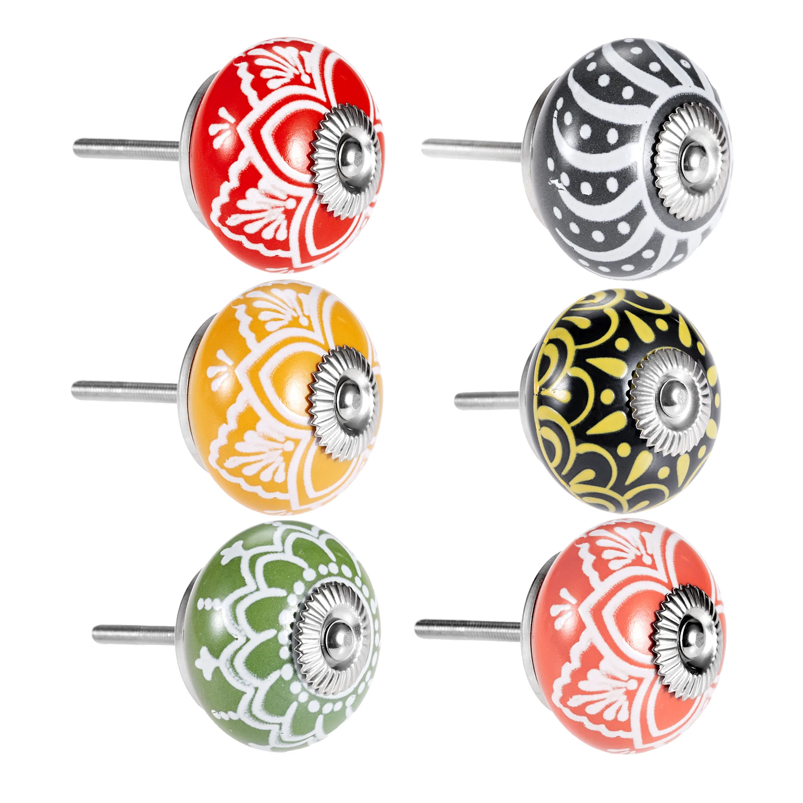 40mm Vintage Floral Prints Cer - Cabinet Knob Round recension och pris