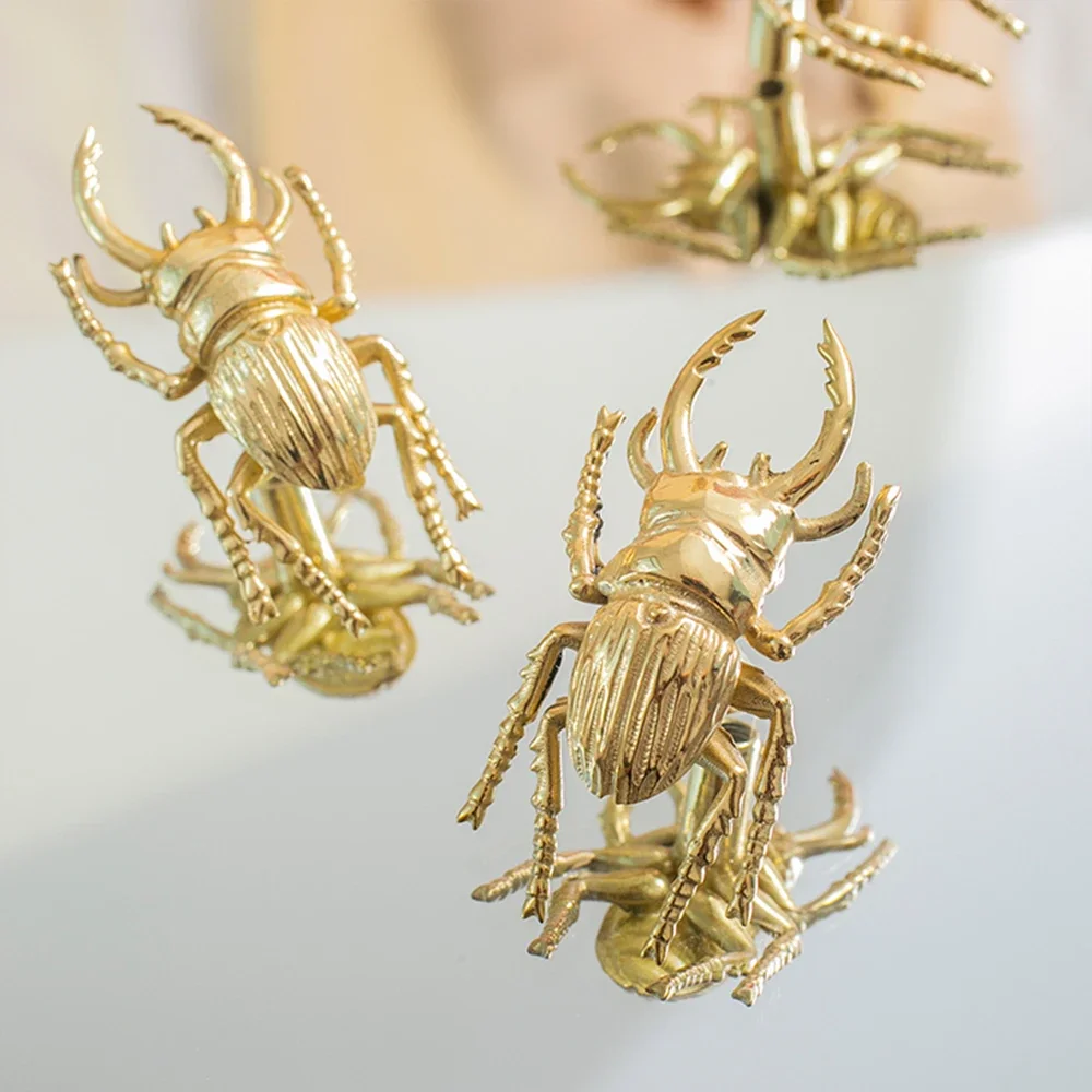 Brass Beetle Drawer Pulls Inse - Unique Furniture Hardware Pulls recension och pris