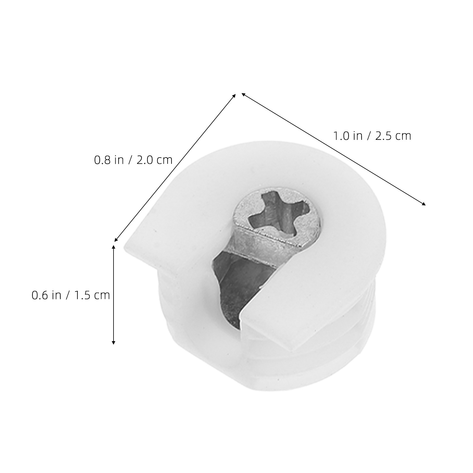 20Pcs Shelf Cam Connectors Fur - Furniture Hardware Cam Lock recension och pris