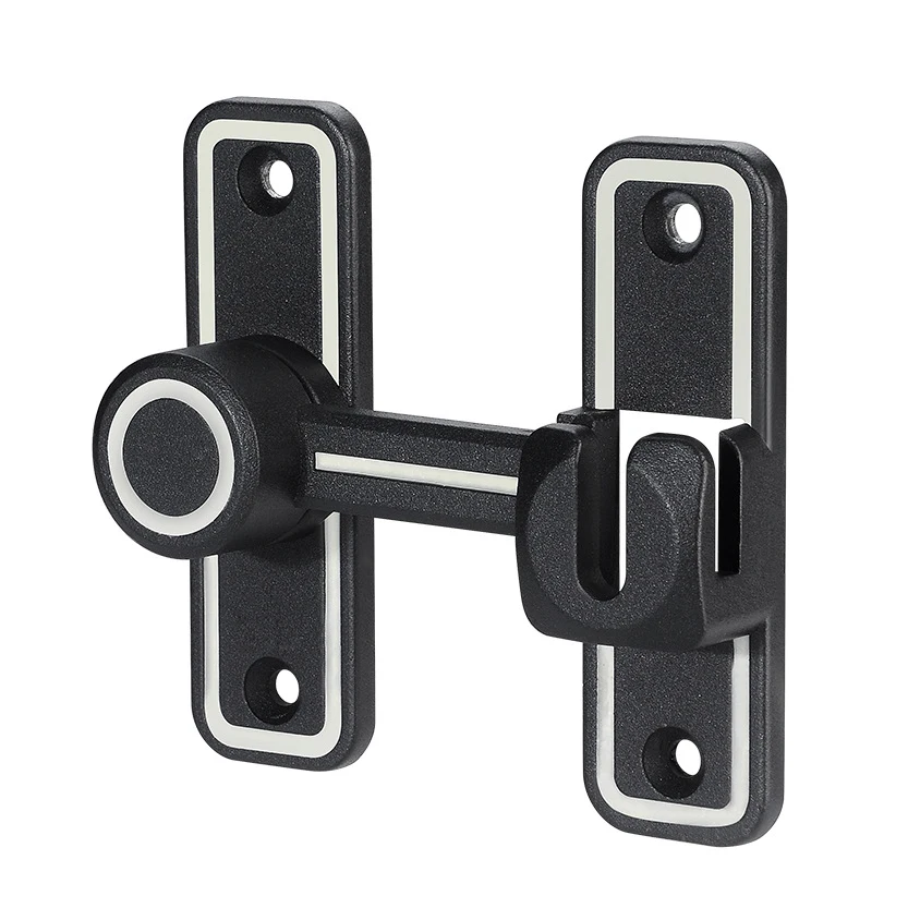 Black Luminous Barn Door Latch - Furniture Sliding Door Hardware recension och pris