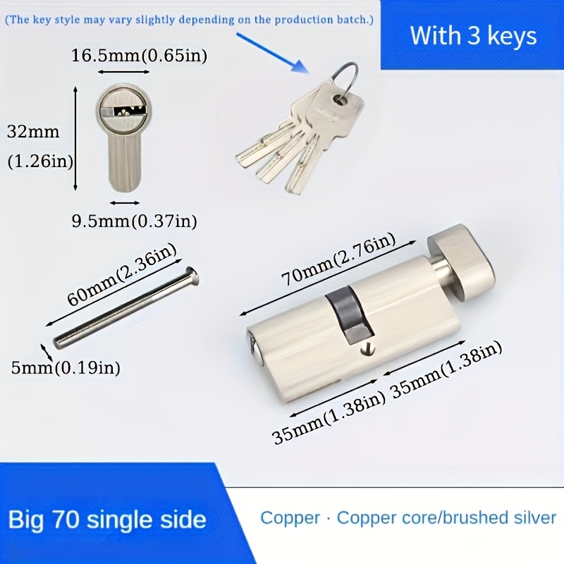 1Pc European Standard 60/70/80 - Furniture Sliding Door Hardware recension och pris