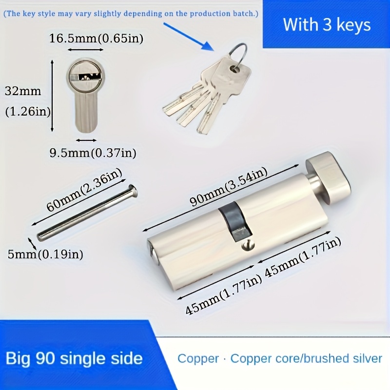 1Pc European Standard 60/70/80 - Furniture Sliding Door Hardware recension och pris