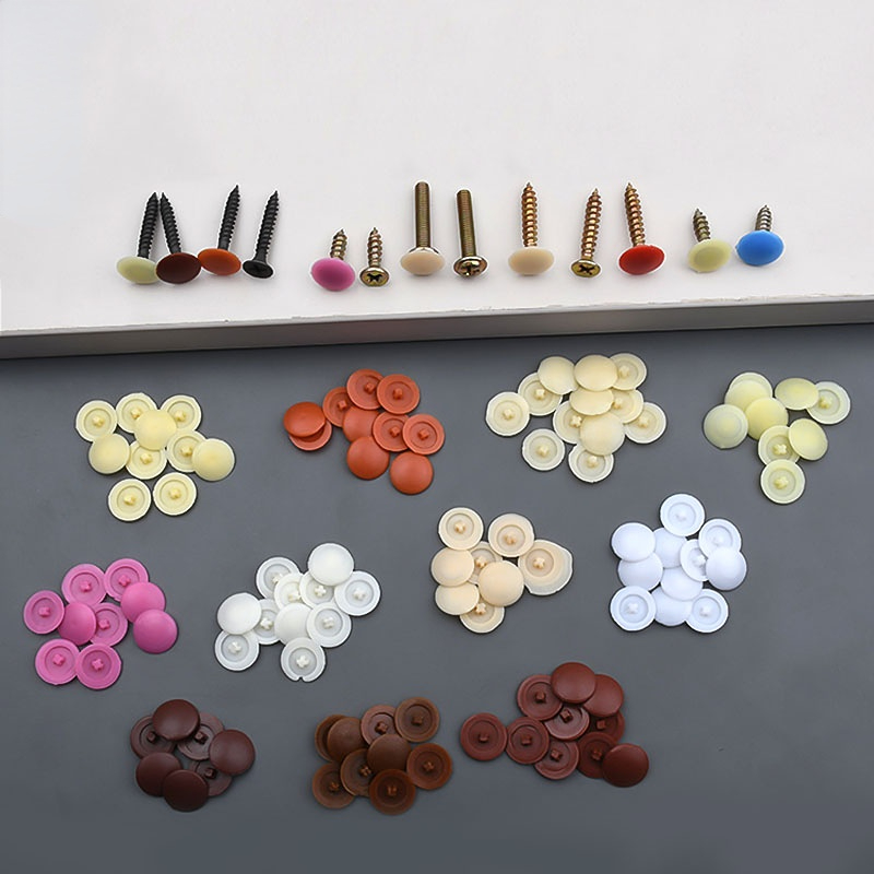 100/500/1000pcs Plastic Screw  - Furniture Hardware Decorative recension och pris