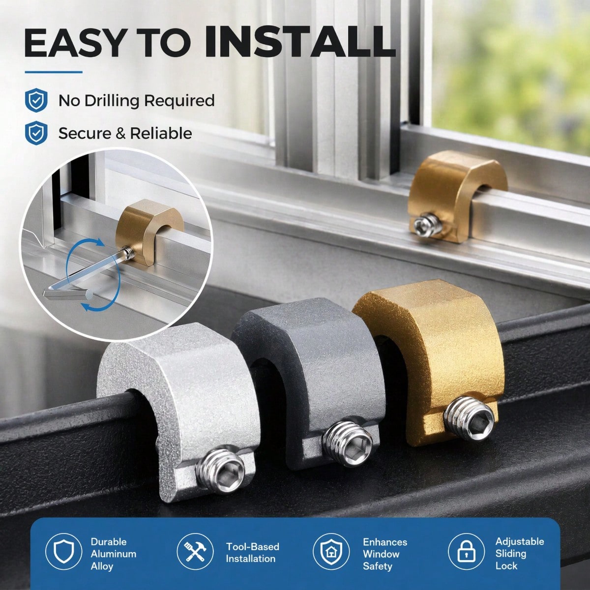 5/10 Pieces Aluminum Alloy Win - Furniture Sliding Door Hardware recension och pris