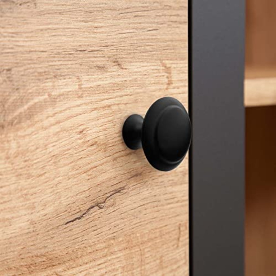 12 Pack Black Round Cabinet Ha - Cabinet Knob Round recension och pris