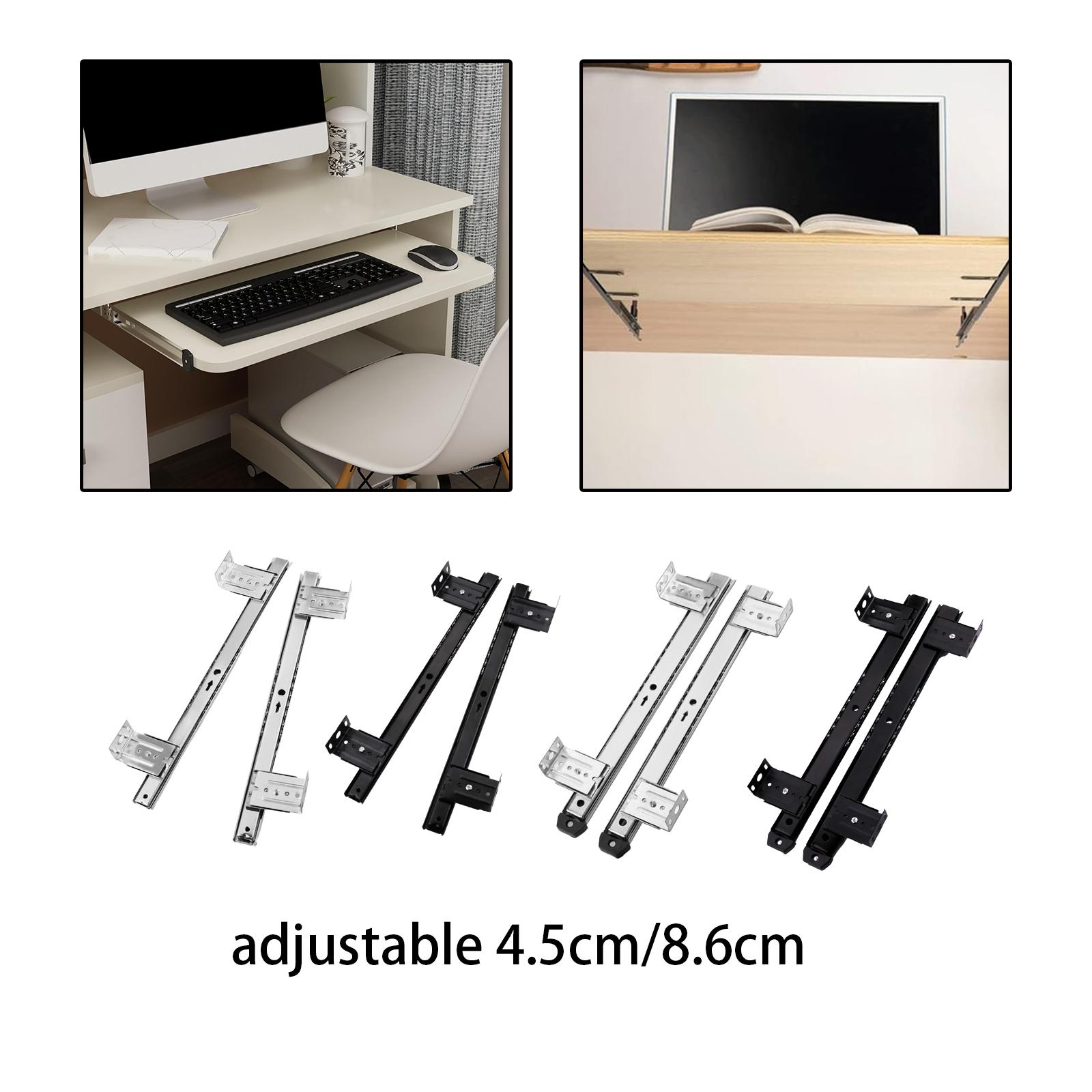 Keyboard Tray Slides Metal Cab - Furniture Rails Hardware recension och pris