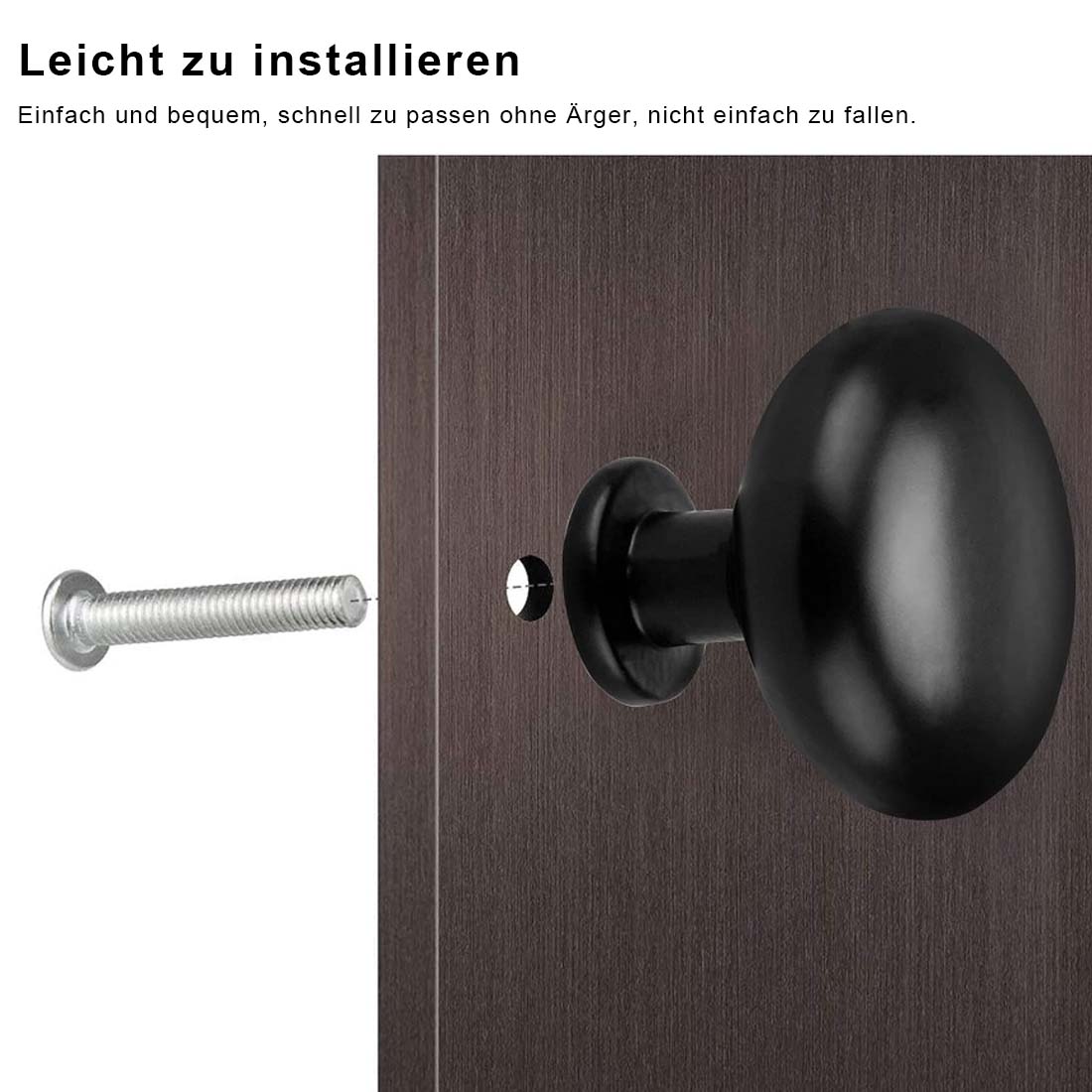 5PCS Aluminum Kitchen Cupboard - Cabinet Knob Round recension och pris