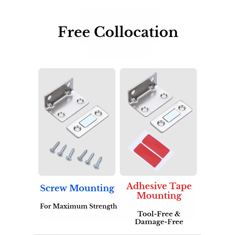 2/4/8/12PCS L-Shaped Sliding D - Furniture Sliding Door Hardware recension och pris