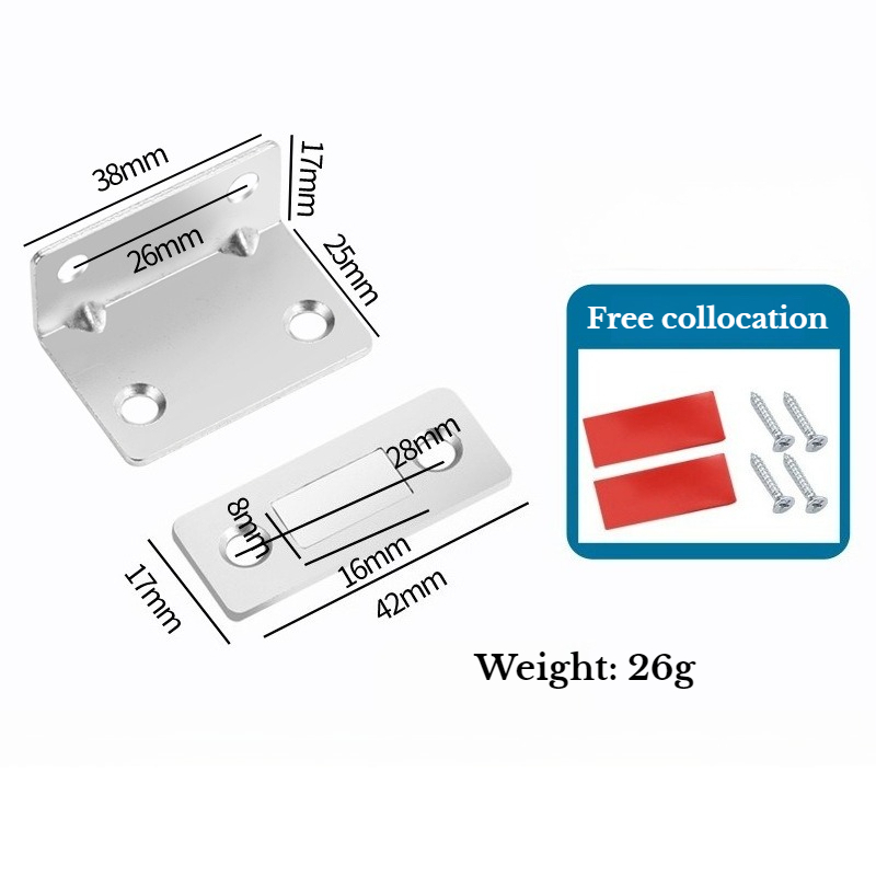 2/4/8/12PCS L-Shaped Sliding D - Furniture Sliding Door Hardware recension och pris