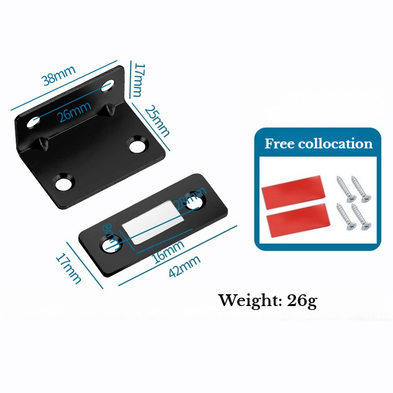 2/4/8/12PCS L-Shaped Sliding D - Furniture Sliding Door Hardware recension och pris