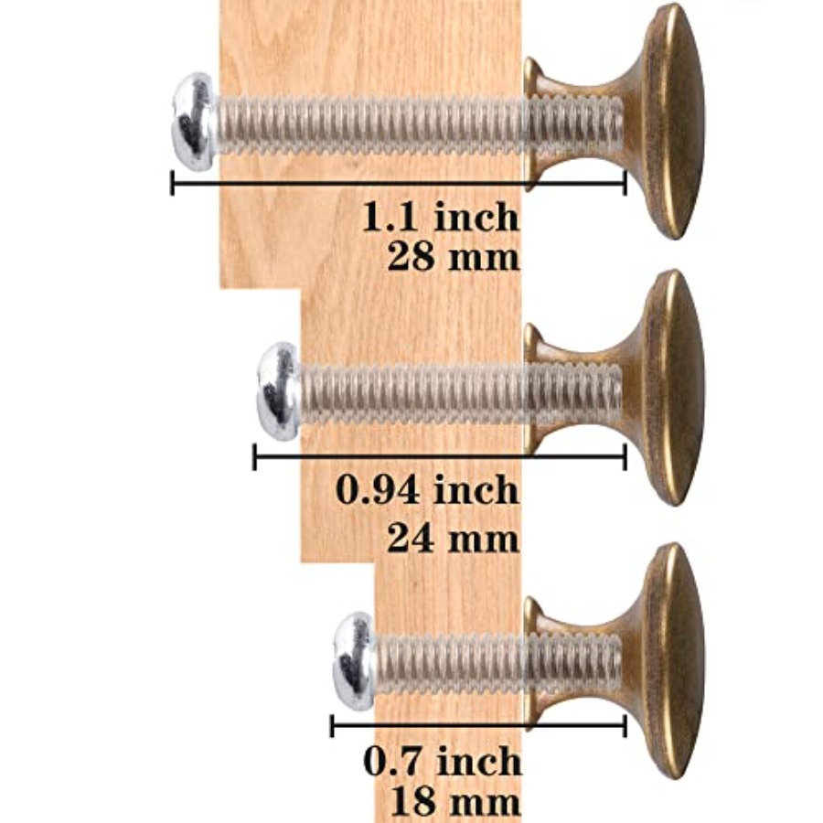 6 Pack Round Kitchen Cabinet K - Cabinet Knob Round recension och pris