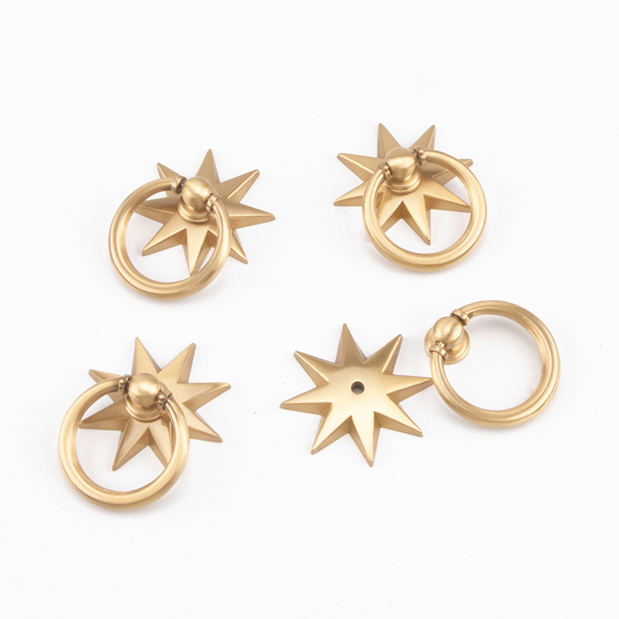 Anise Star Shape Cabinet Antiq - Drawer Pull Gold recension och pris