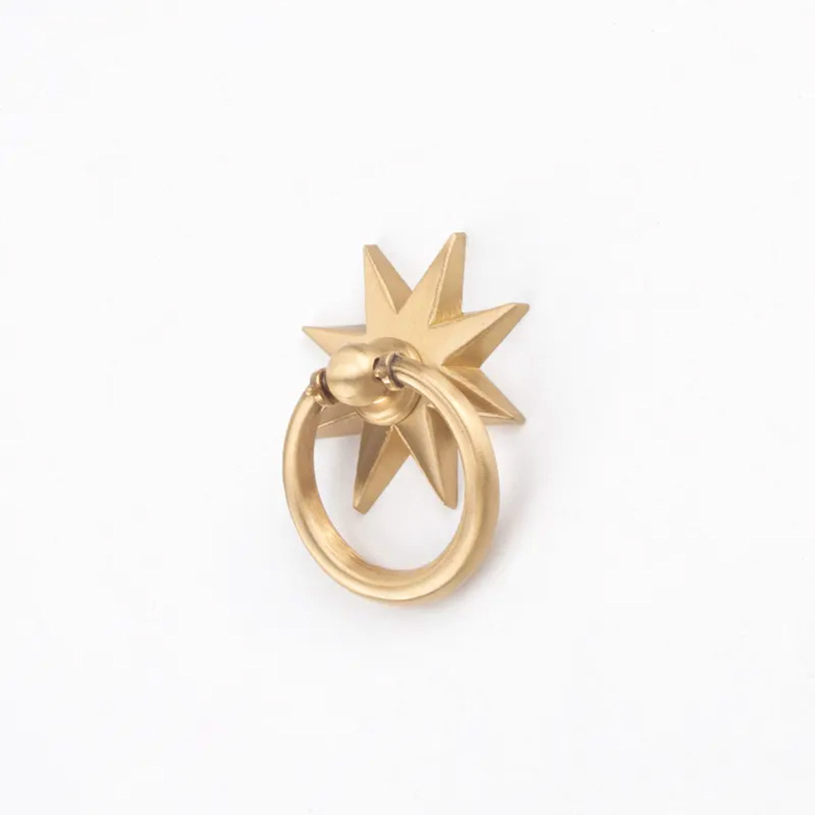 Anise Star Shape Cabinet Antiq - Drawer Pull Gold recension och pris
