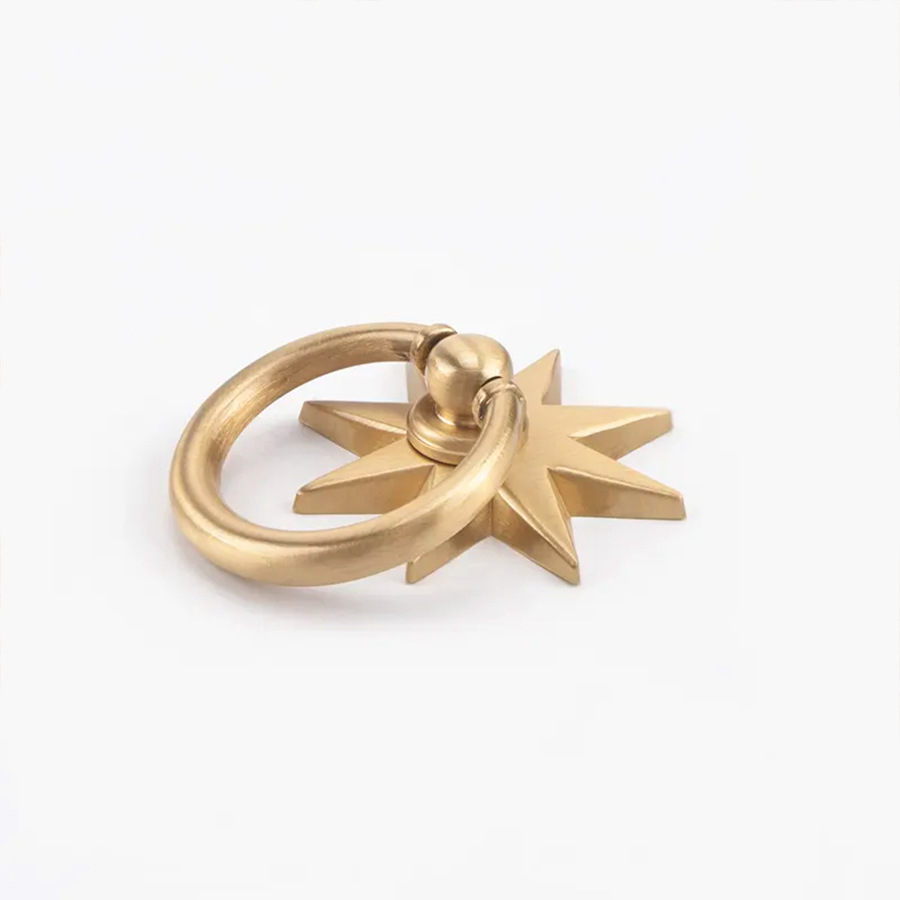 Anise Star Shape Cabinet Antiq - Drawer Pull Gold recension och pris