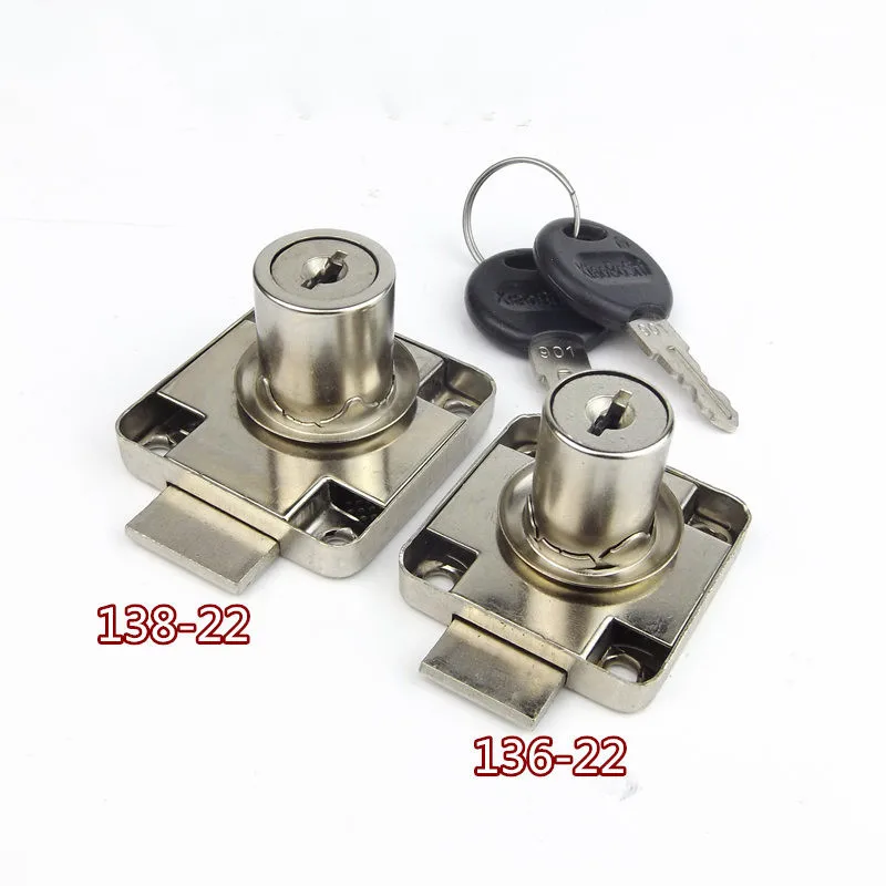 136 138-22mm Lock Core Desk Dr - Furniture Hardware Cam Lock recension och pris
