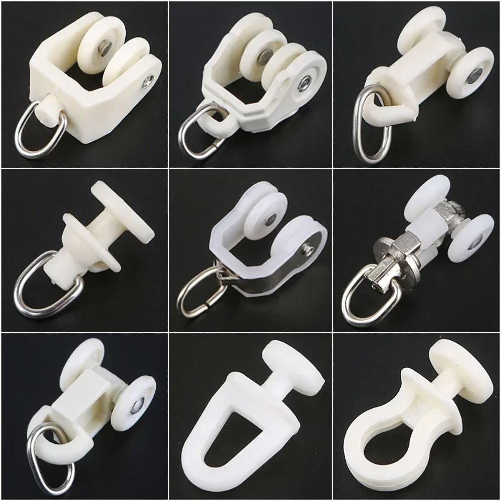 10Pcs Straight Curved Track Ro - Furniture Rails Hardware recension och pris