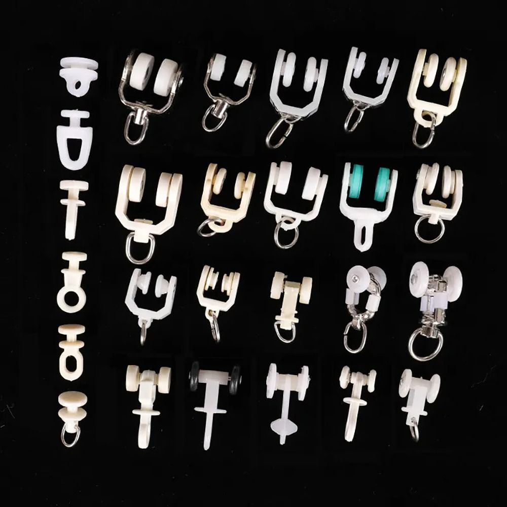 10Pcs Straight Curved Track Ro - Furniture Rails Hardware recension och pris