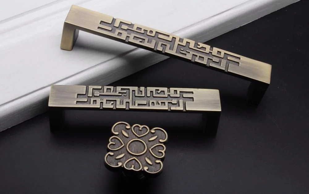 2 pcs Chinese Style Drawer Dra - Unique Furniture Hardware Pulls recension och pris
