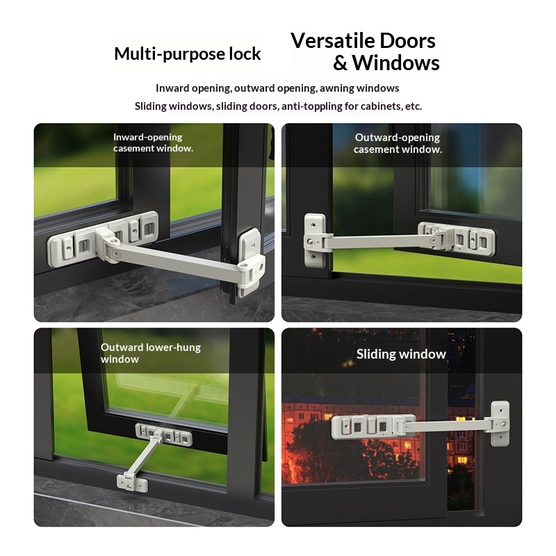 Adjustable Home Baby Safety Lo - Furniture Sliding Door Hardware recension och pris