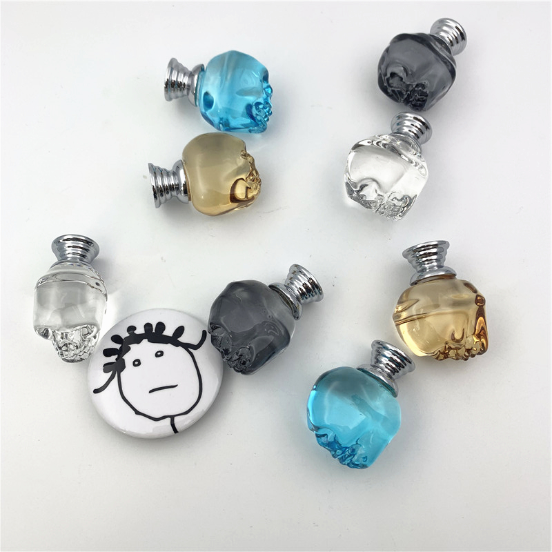 LCH  Clear Crystal Skull Shape - Unique Furniture Hardware Pulls recension och pris