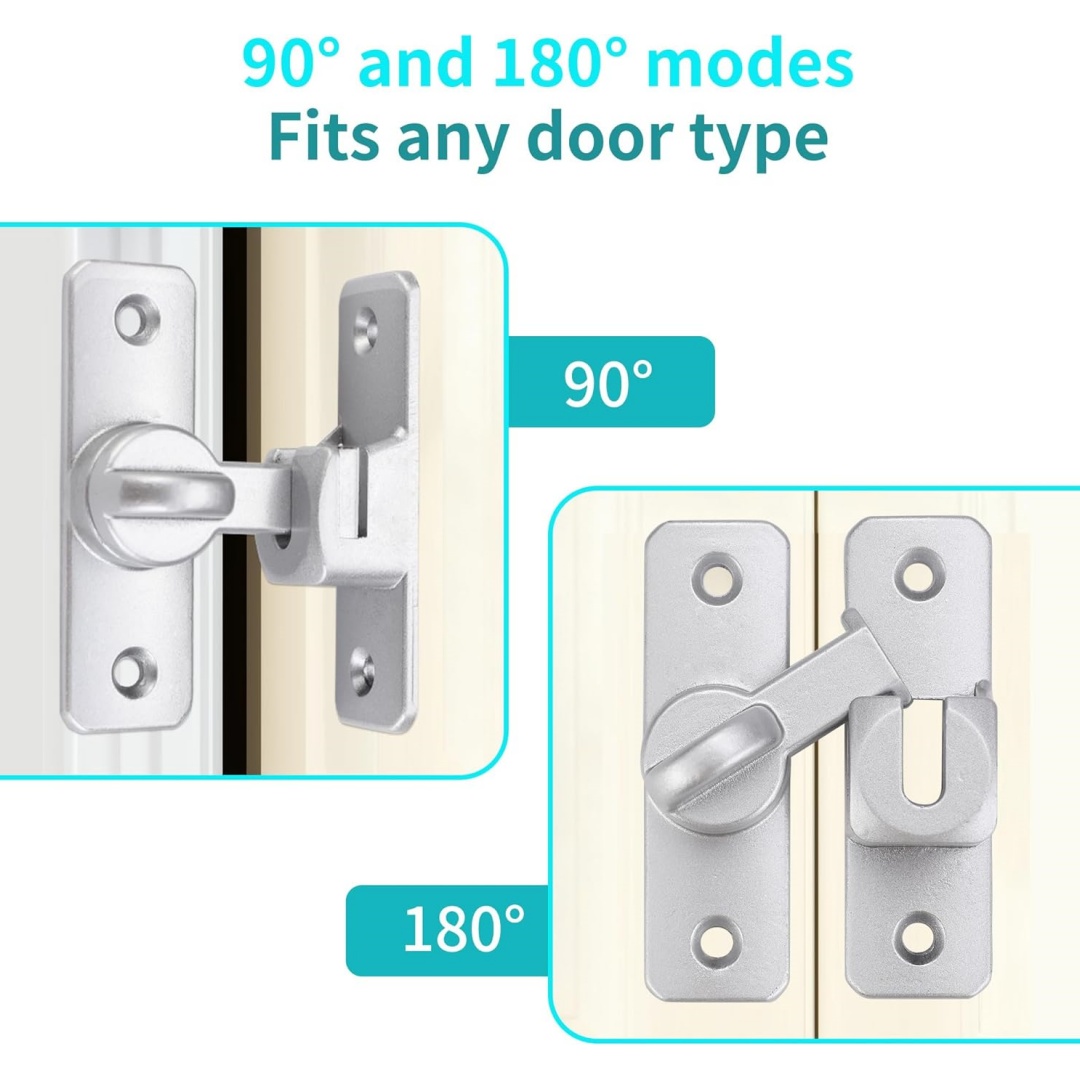 Sliding Barn Door Lock, 90/180 - Furniture Sliding Door Hardware recension och pris