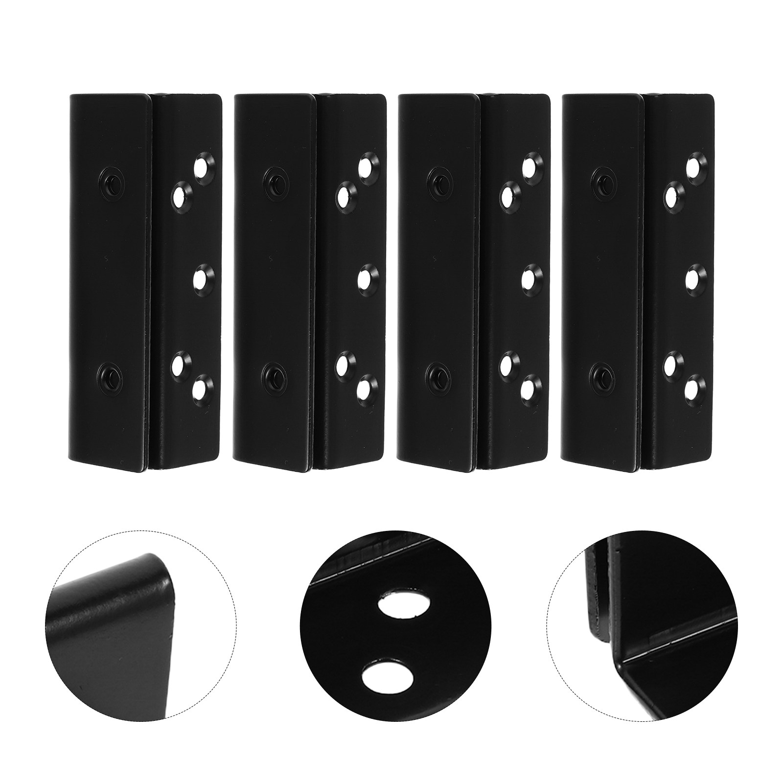 4Pcs Bed Rail Support Brackets - Furniture Rails Hardware recension och pris