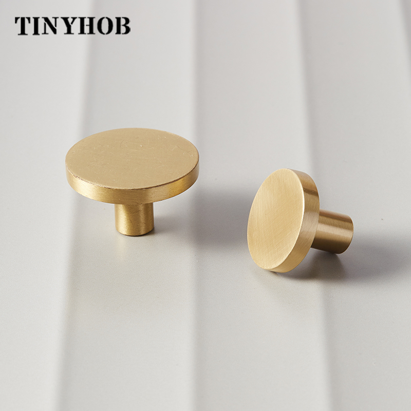 Round Brass Dresser Knobs Draw - Drawer Pull Gold recension och pris
