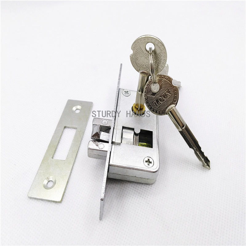 Alloy pin lock sliding door in - Furniture Sliding Door Hardware recension och pris