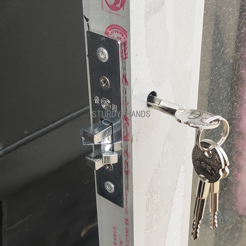 Alloy pin lock sliding door in - Furniture Sliding Door Hardware recension och pris